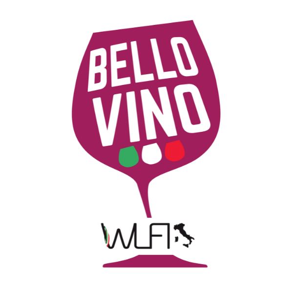 Bello Vino Event Logo. Organised by With Love From Italy